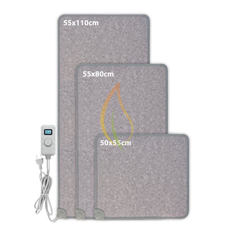 Carbon Feet PVC Infrarot Heizmatte 50x55cm / 55x80cm / 55x110cm