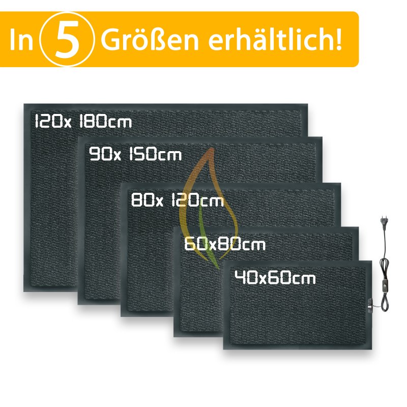 Teppich/Gummi Heizmatte IP66