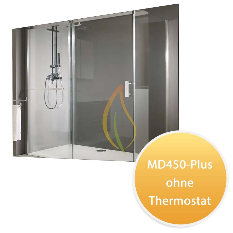 MD450-Plus Spiegel Infrarotheizung 60x85cm 450Watt ohne Thermostat