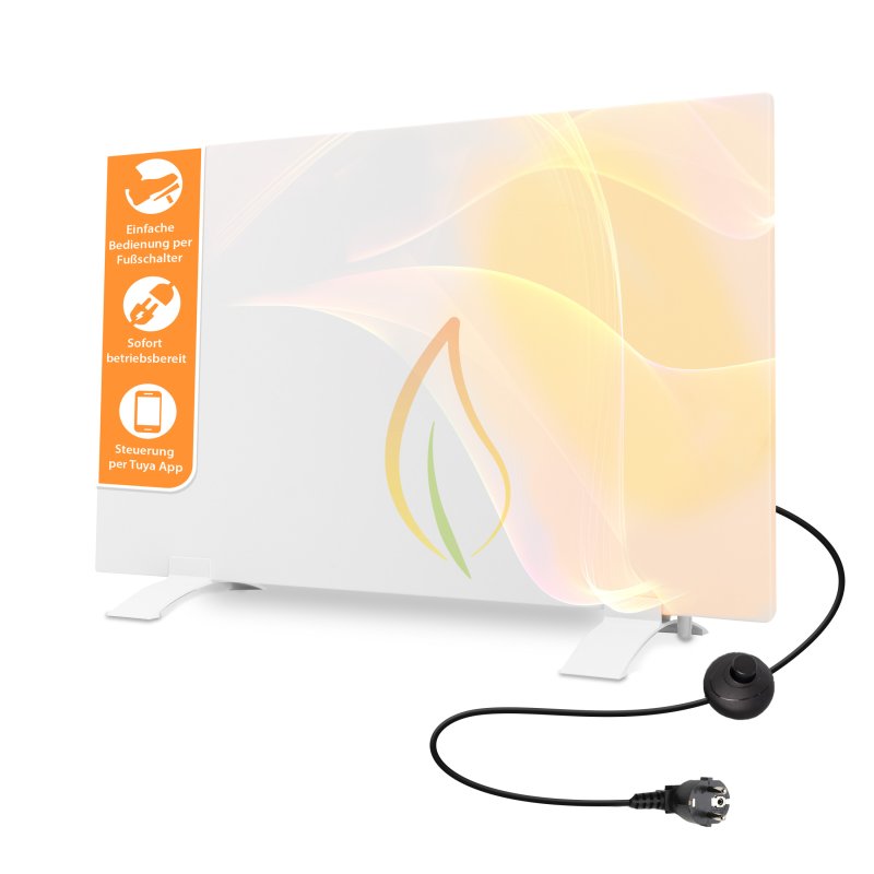 220-Pro WiFi Infrarot Schreibtischheizung 65x40cm 220Watt