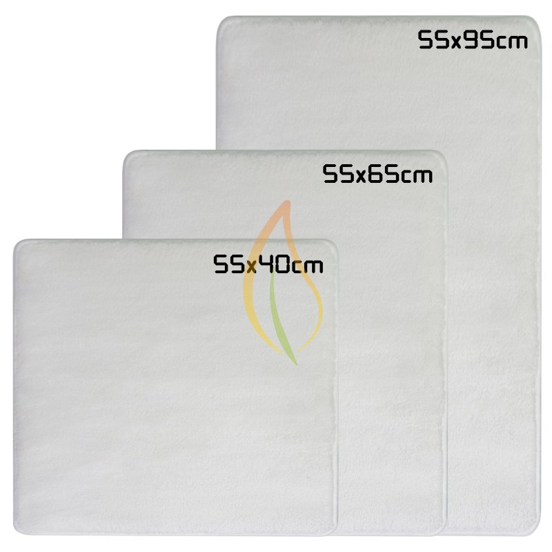 230V Heizteppich Badezimmer Weiß