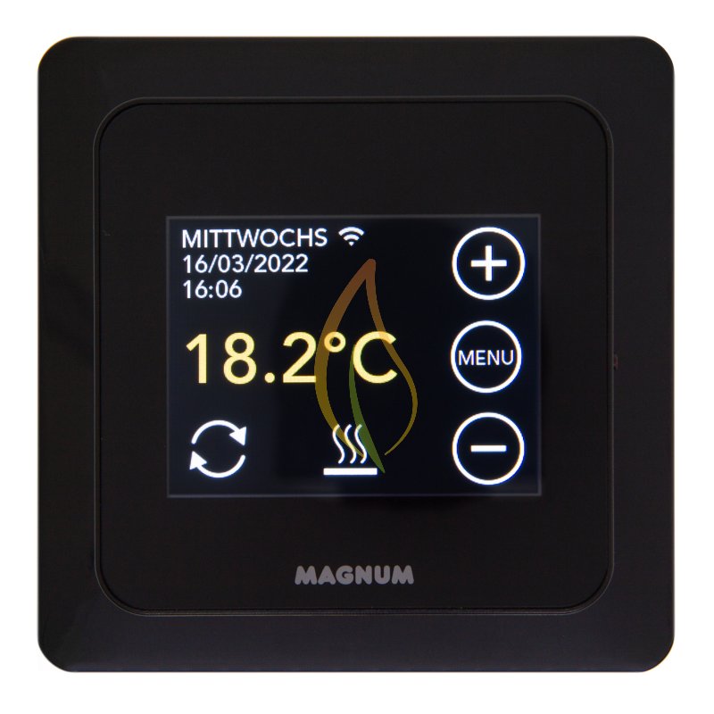 Magnum MRC WiFi Smart Thermostat, schwarz