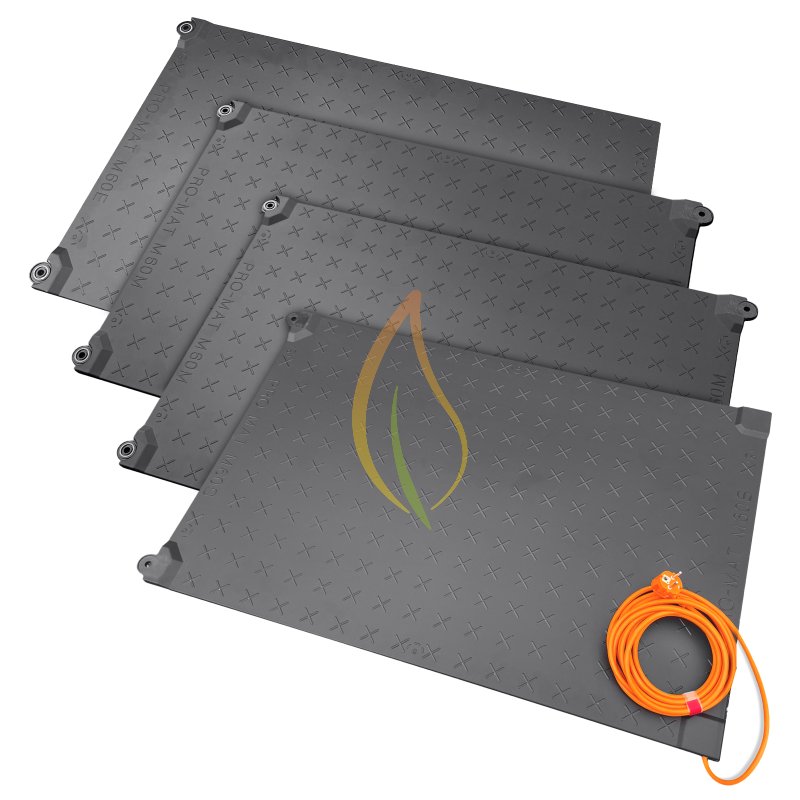 Mi-Heat Pro-Mat 225, anreihbare Gummi-Heizmatte 3,6m (4 Heizmatten)