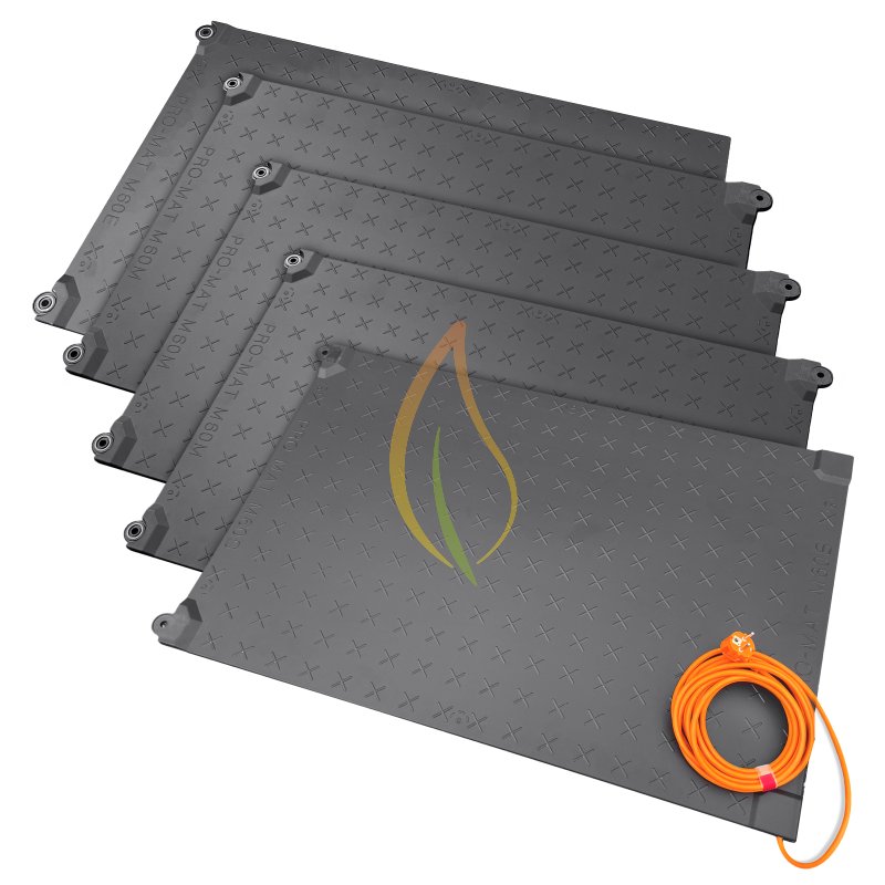 Mi-Heat Pro-Mat 225, anreihbare Gummi-Heizmatte 4,5m (5 Heizmatten)