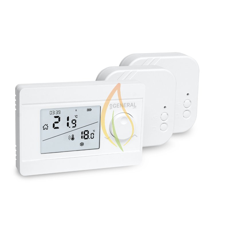 Funk-Raumthermostat Set Mi-250S RF mit 2 Empfängern