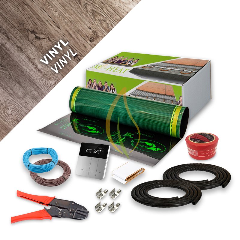 Komplett-Set Premium Heizfolie für Vinyl 4m