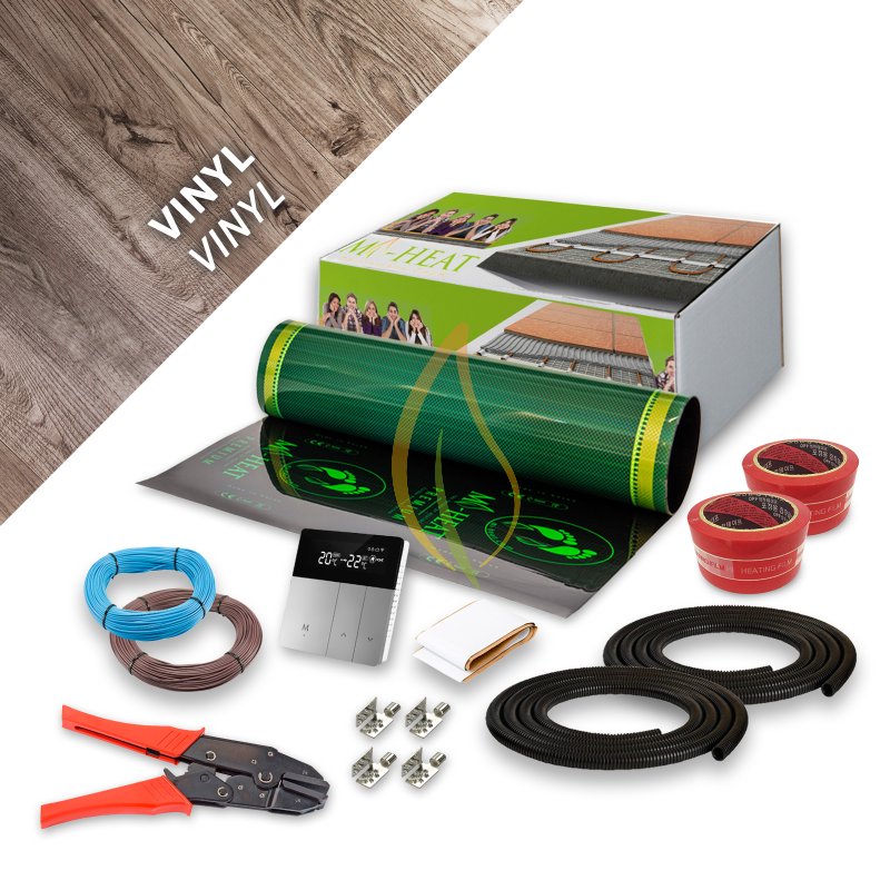 Komplett-Set Premium Heizfolie für Vinyl 40m