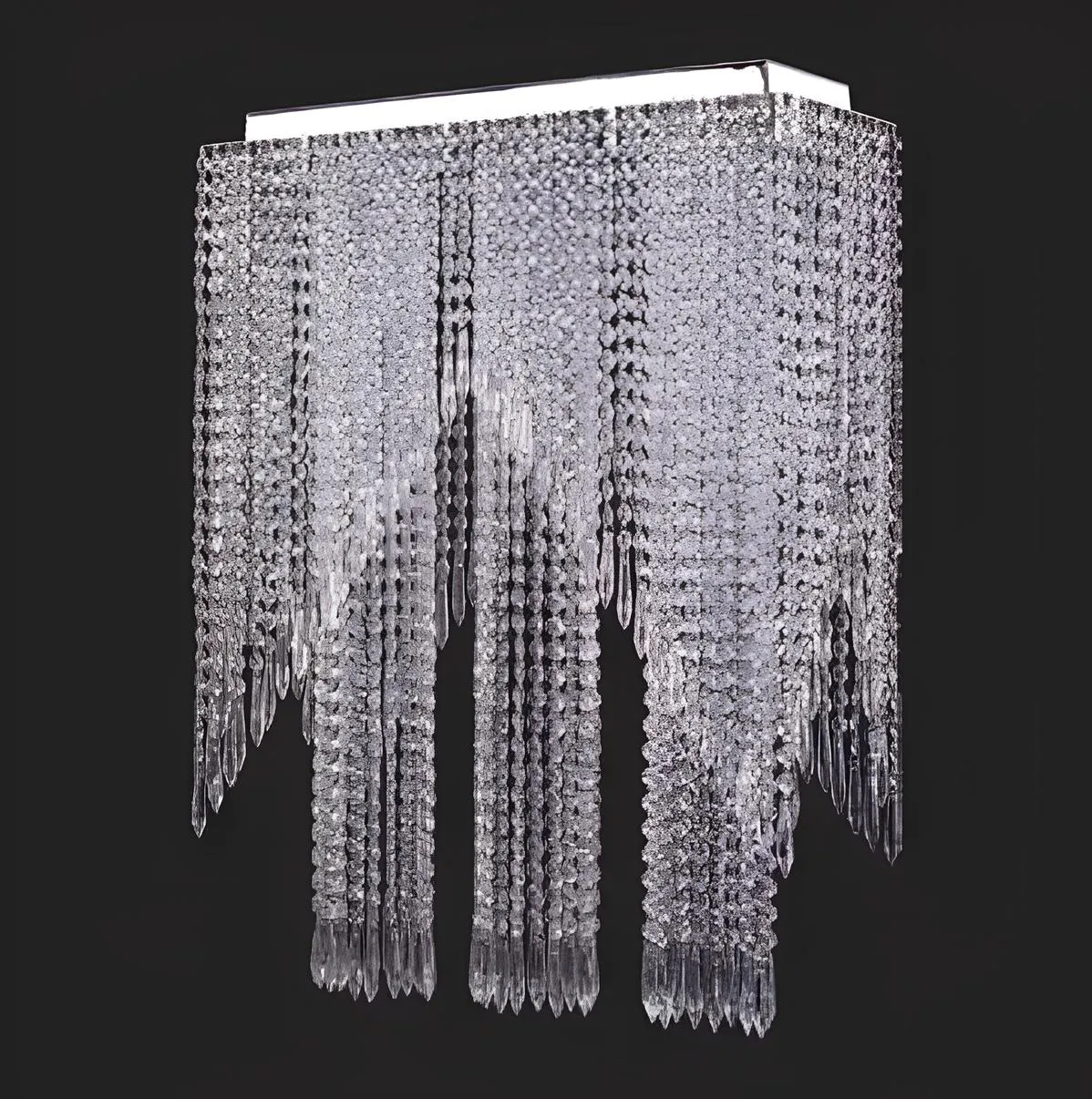 Kronleuchter Pendelleuchte glänzendes Chrome neu Wohnzimmer Kronleuchter