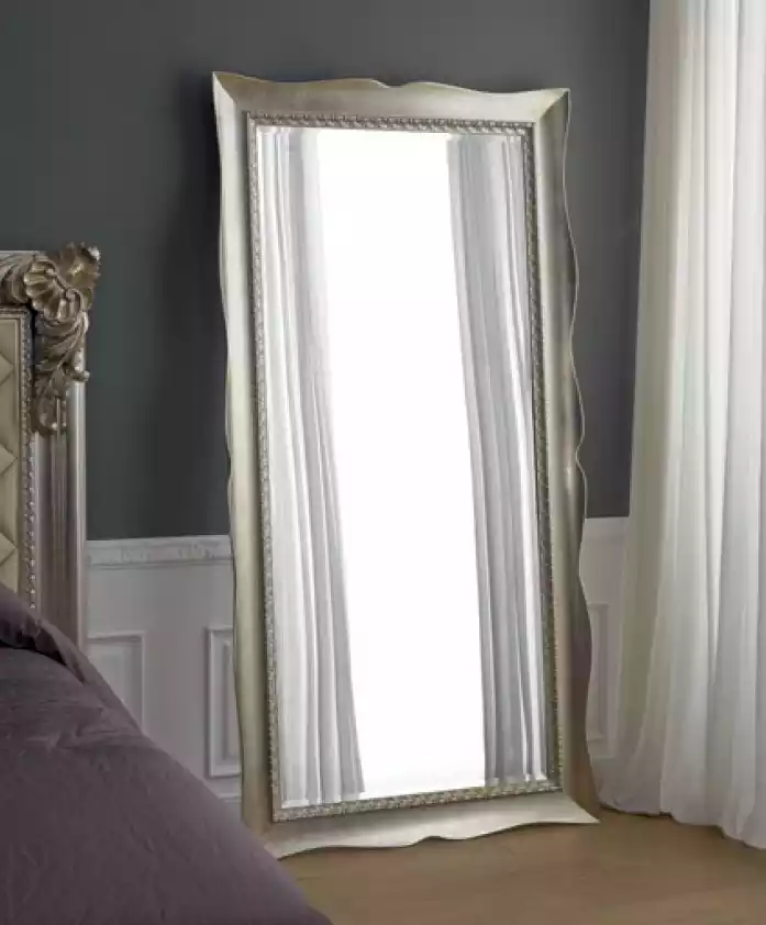 Designer Spiegel Spiegel Wohn Zimmer Luxus Spiegel Silber Schlafzimmer