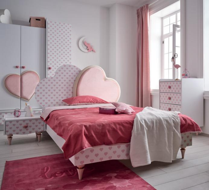 Modern Betten Kinderbett Kinderzimmer Bett Kinderbett Möbel Holz Weiß Neu