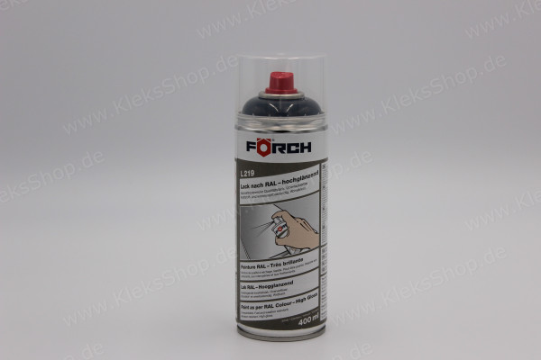 Förch Lack Anthrazitgrau L219 hochglänzend Ral 7016