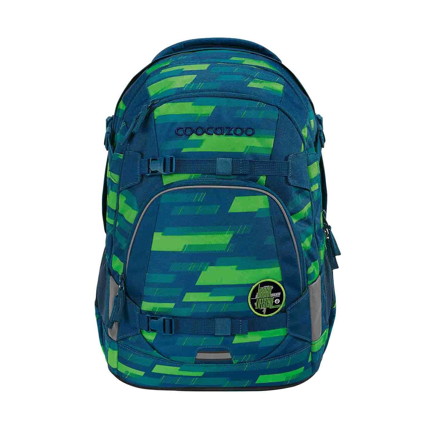 coocazoo Schulrucksack MATE 30l lime stripe