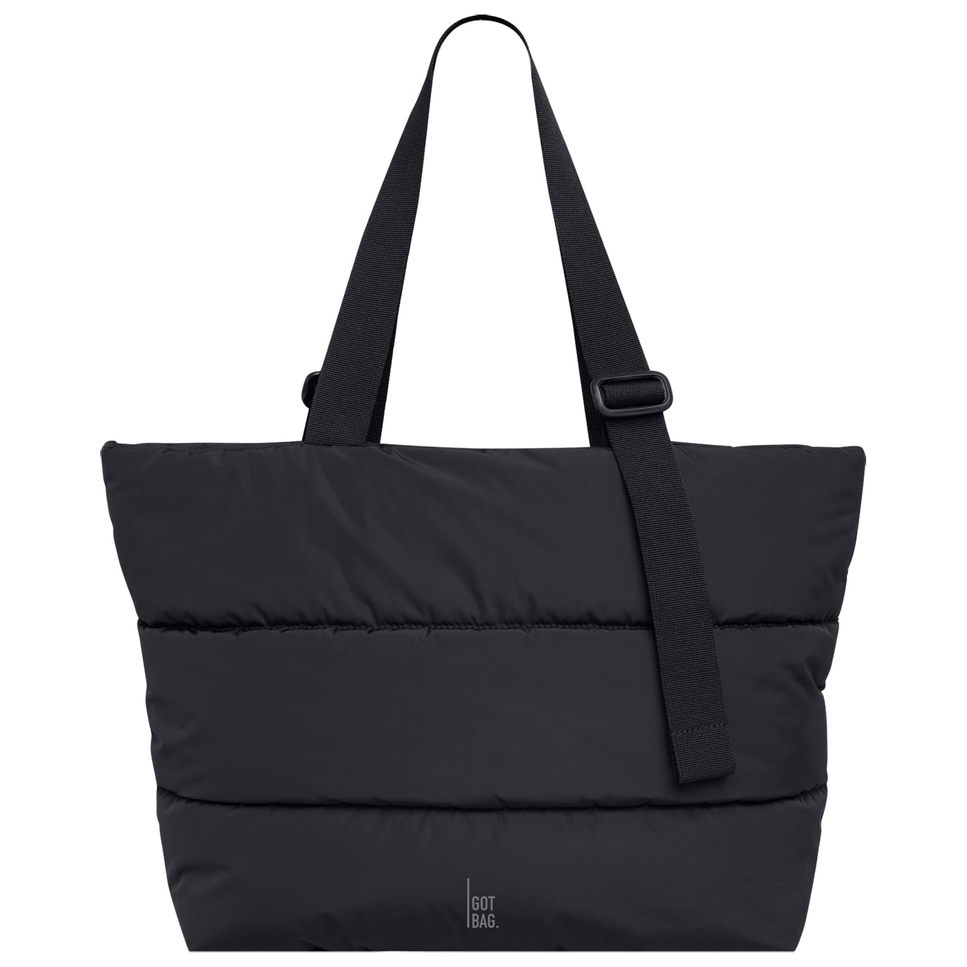GOT BAG Shopper Puffer Tote Bag Monochrome Edition black