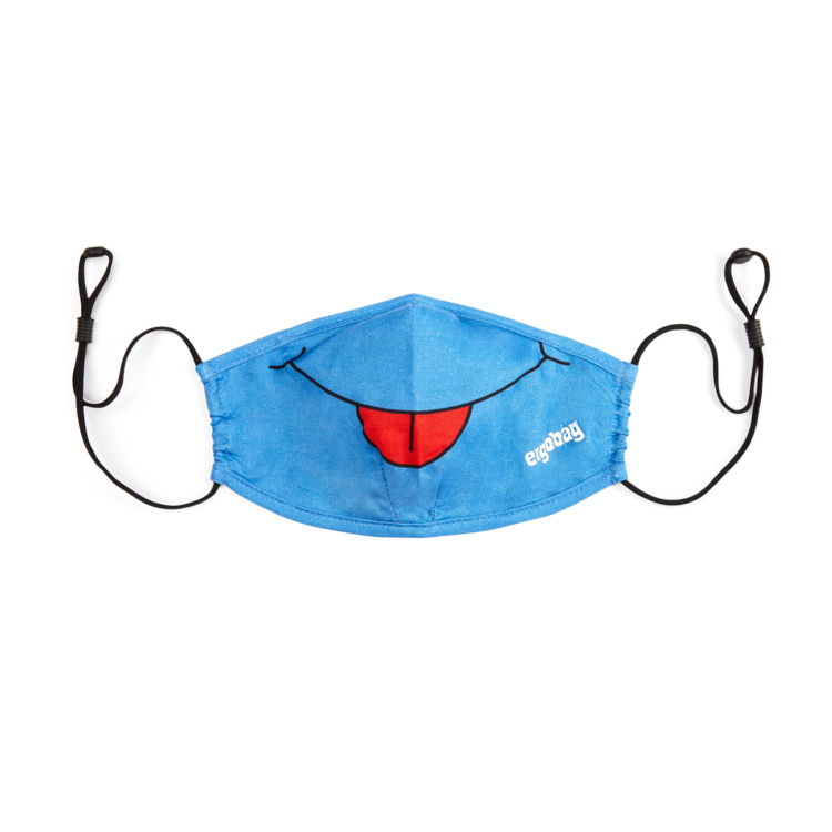 Ergobag Kinder Mund-Nasen-Maske blau