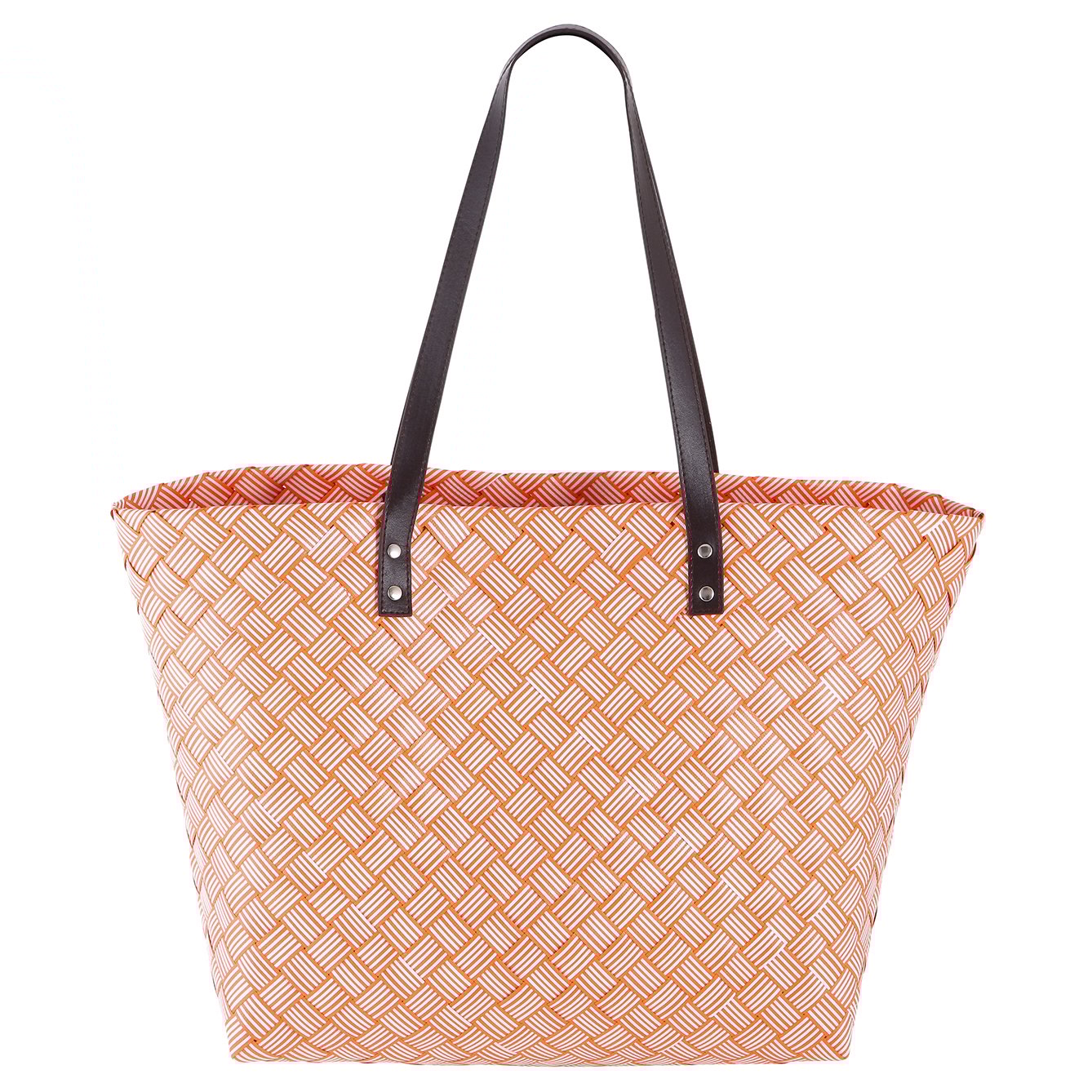 Fabrizio Einkaufskorb 55056 orange weiß