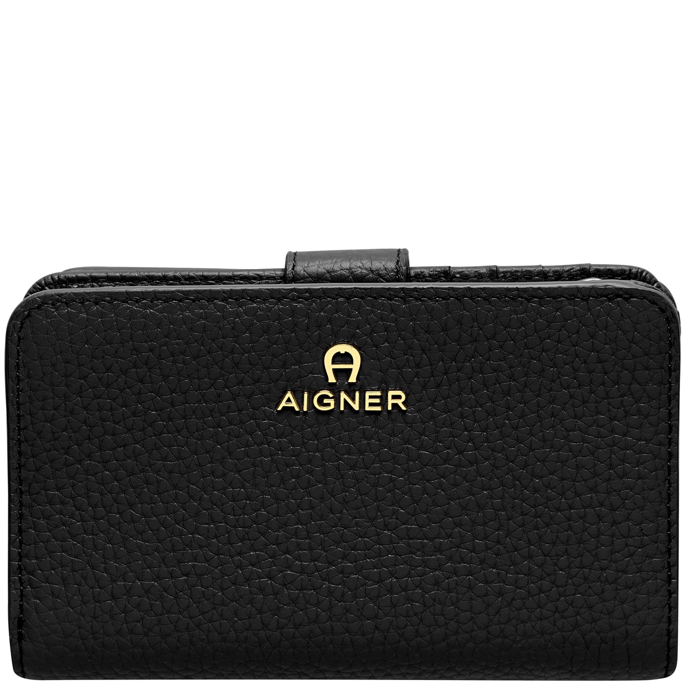 AIGNER Hochkantbörse Damen Ivy Cowhide black