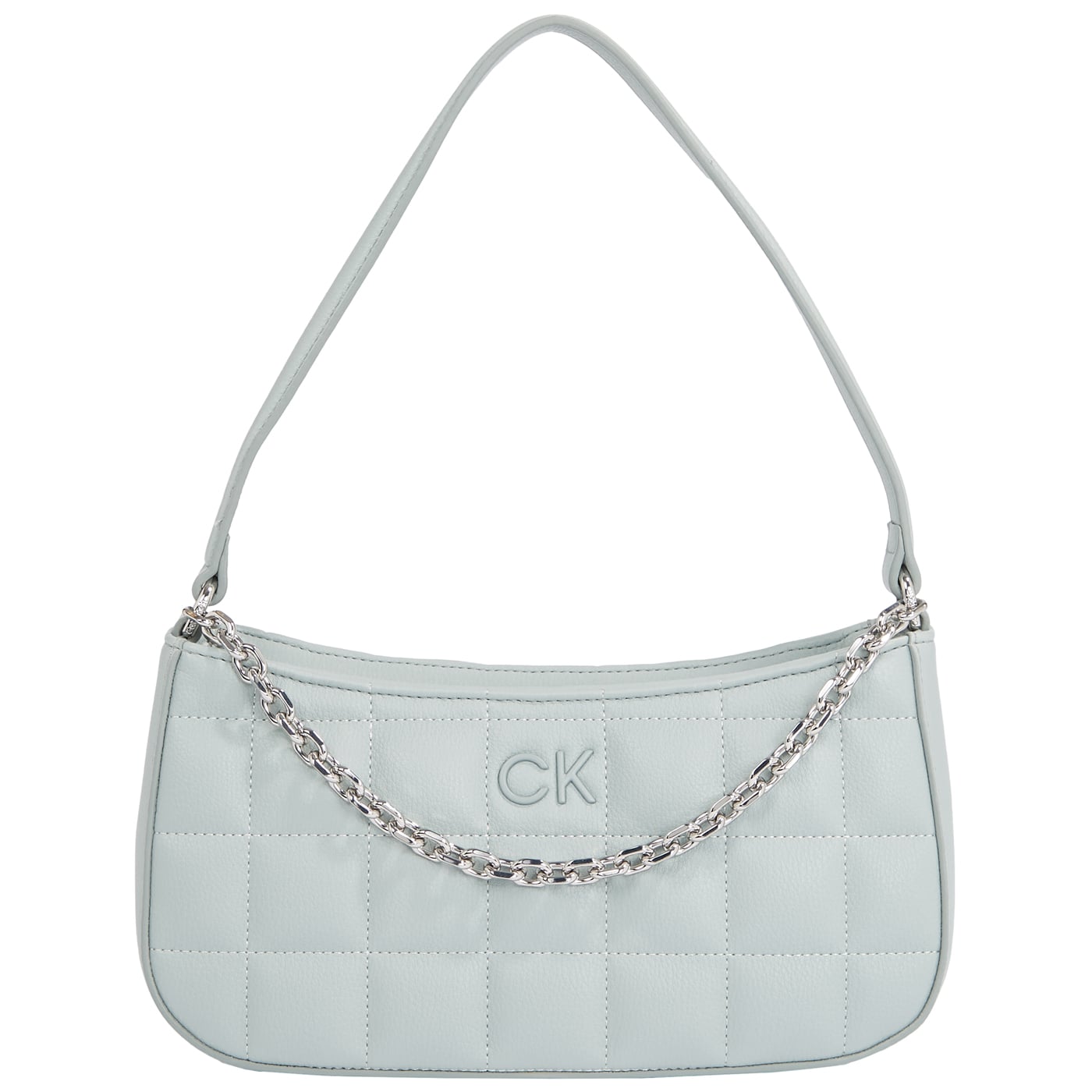 Calvin Klein Beuteltasche Square Quilt Chain Elongated Bag pigeon