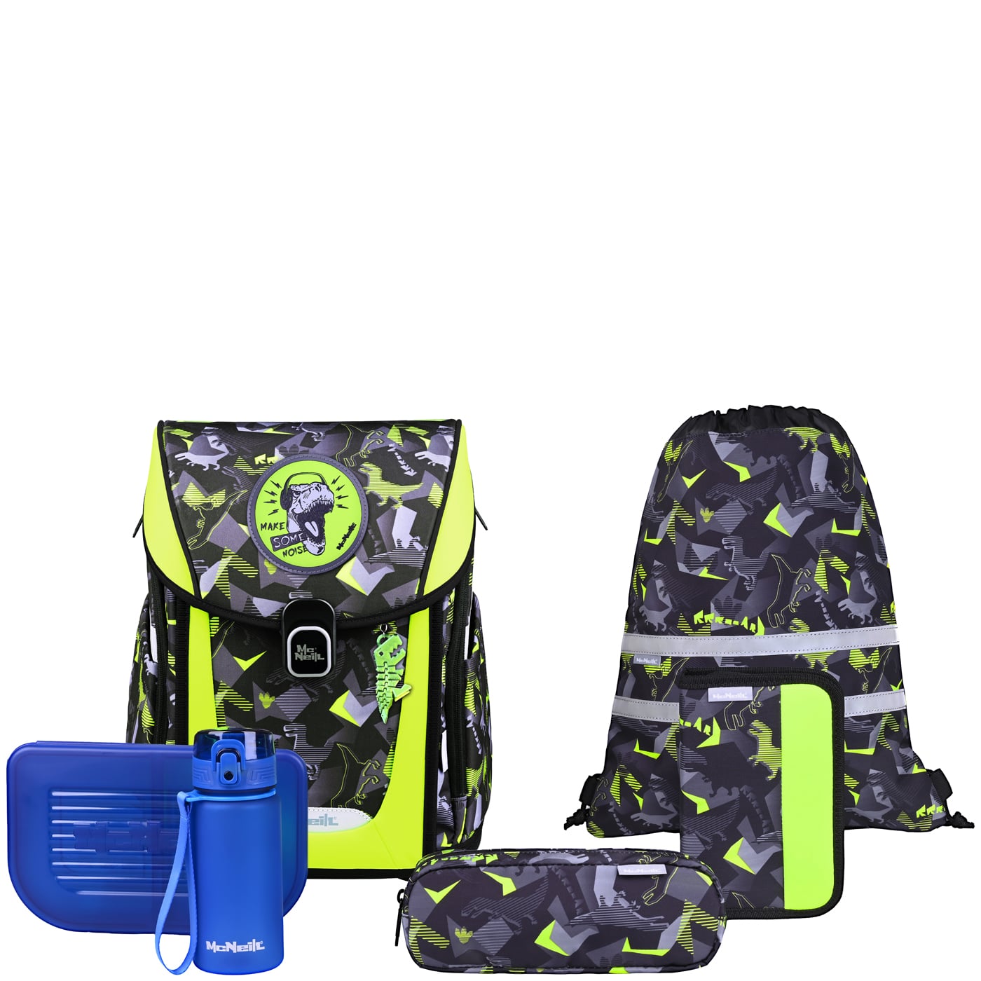 McNeill Schulranzen Set 9tlg. Primo (2026) Dinopark