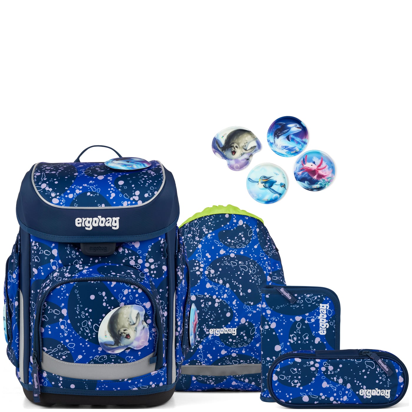 Ergobag Schulranzen Set 5tlg. Cubo (2026) OzeanBärwohner