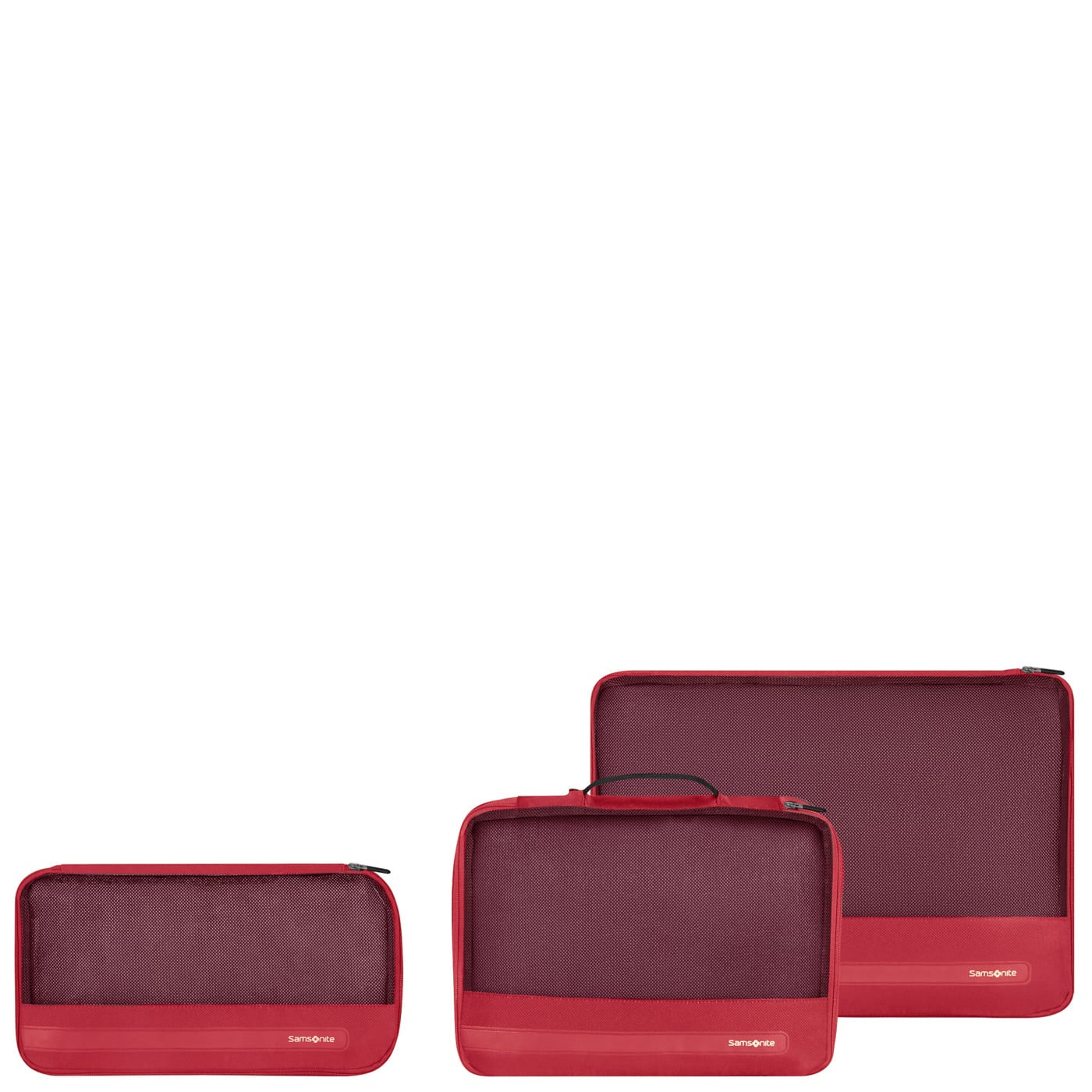 Samsonite Packwürfel TA Revolution 3tlg. Packing Cubes red