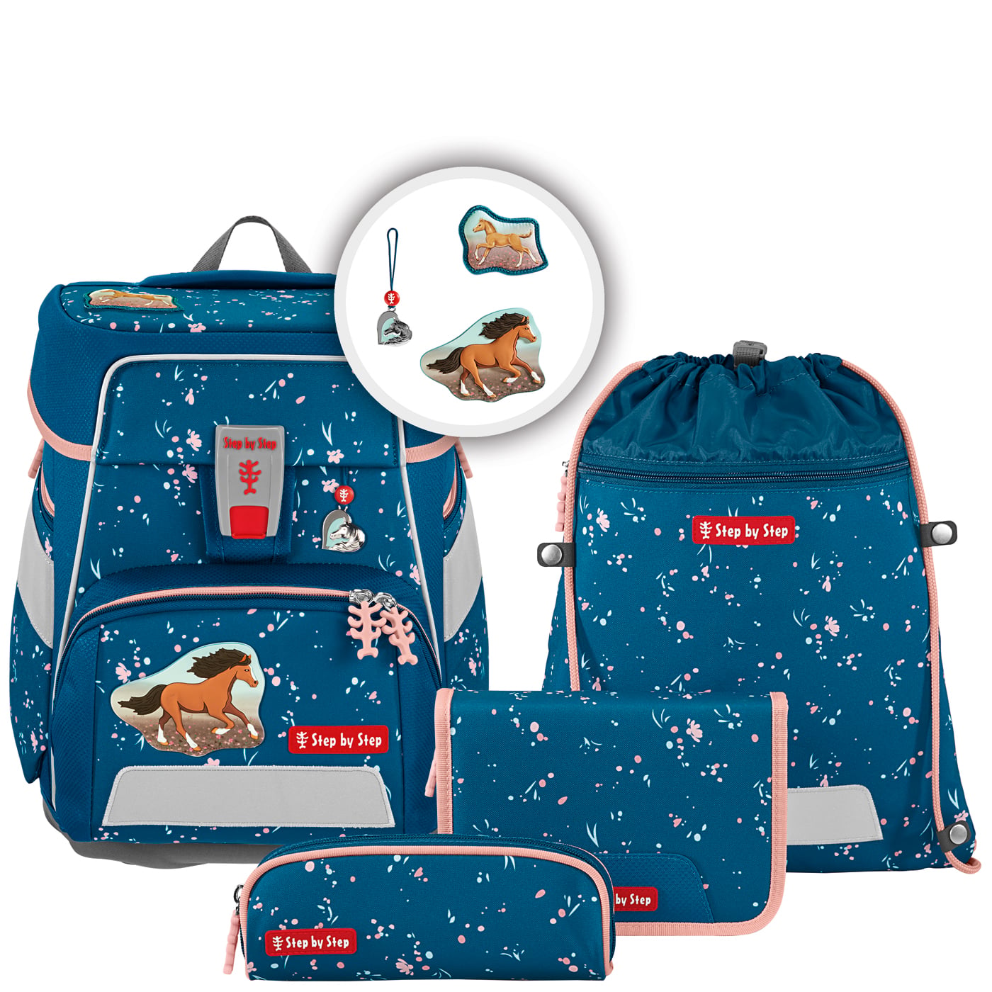 Step by Step Schulranzen Set 5tlg. Space Wild Horse Ronja