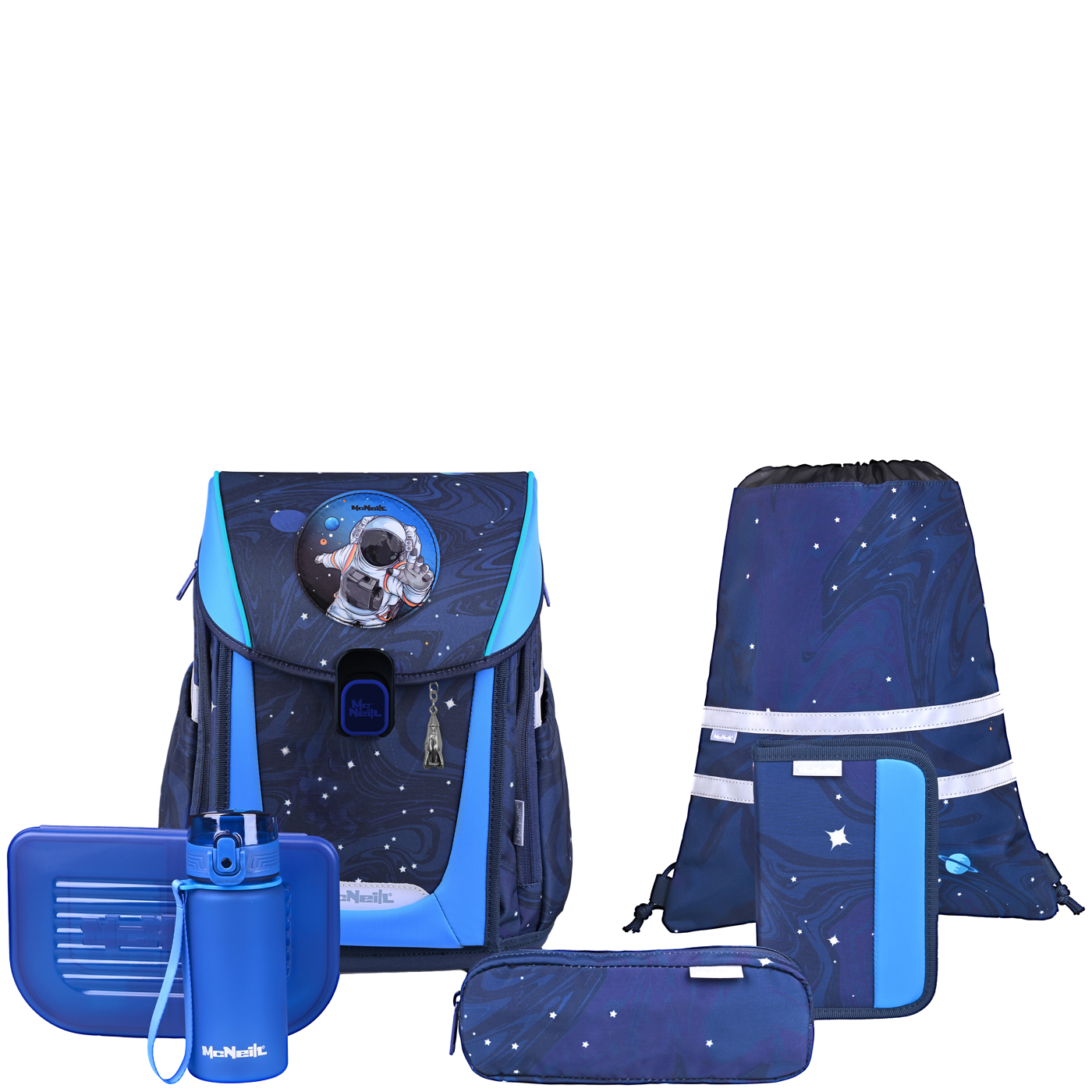 McNeill Schulranzen Set 9tlg. Primo (2026) Space