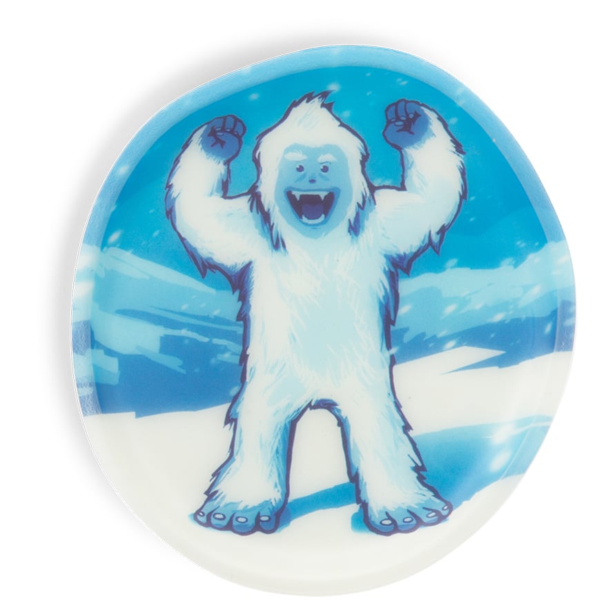 Ergobag Ergänzungsset Klettie Glow in the dark Yeti