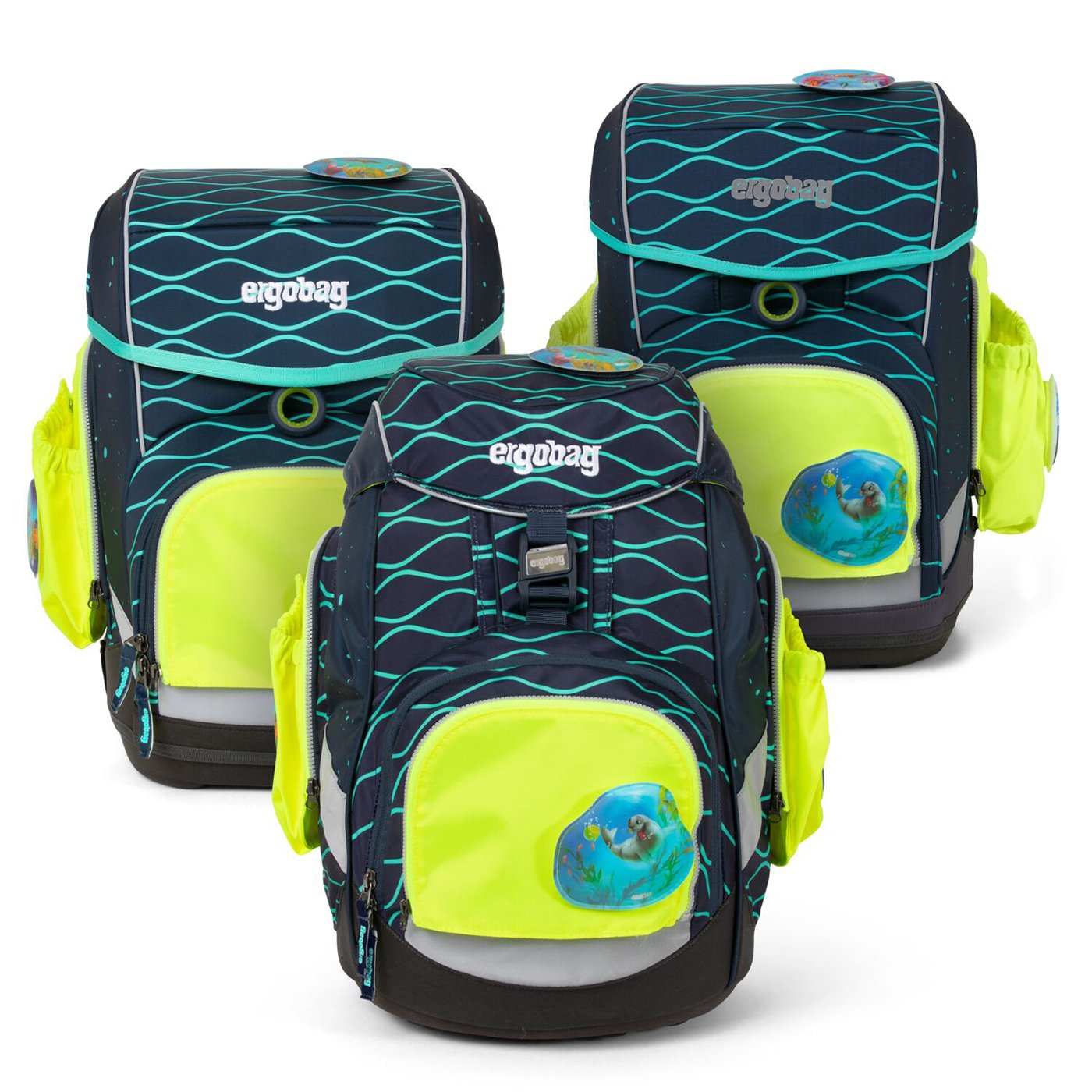 Ergobag Universal Seitentaschen Pack, Cubo, Cubo Light (ab 2020) gelb