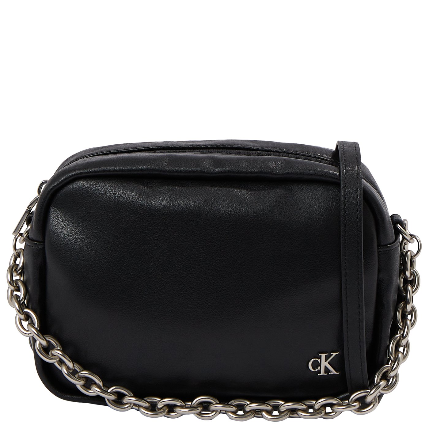 Calvin Klein Umhängetasche MICRO MONO CHAIN CAMERA BAG18 BLACK