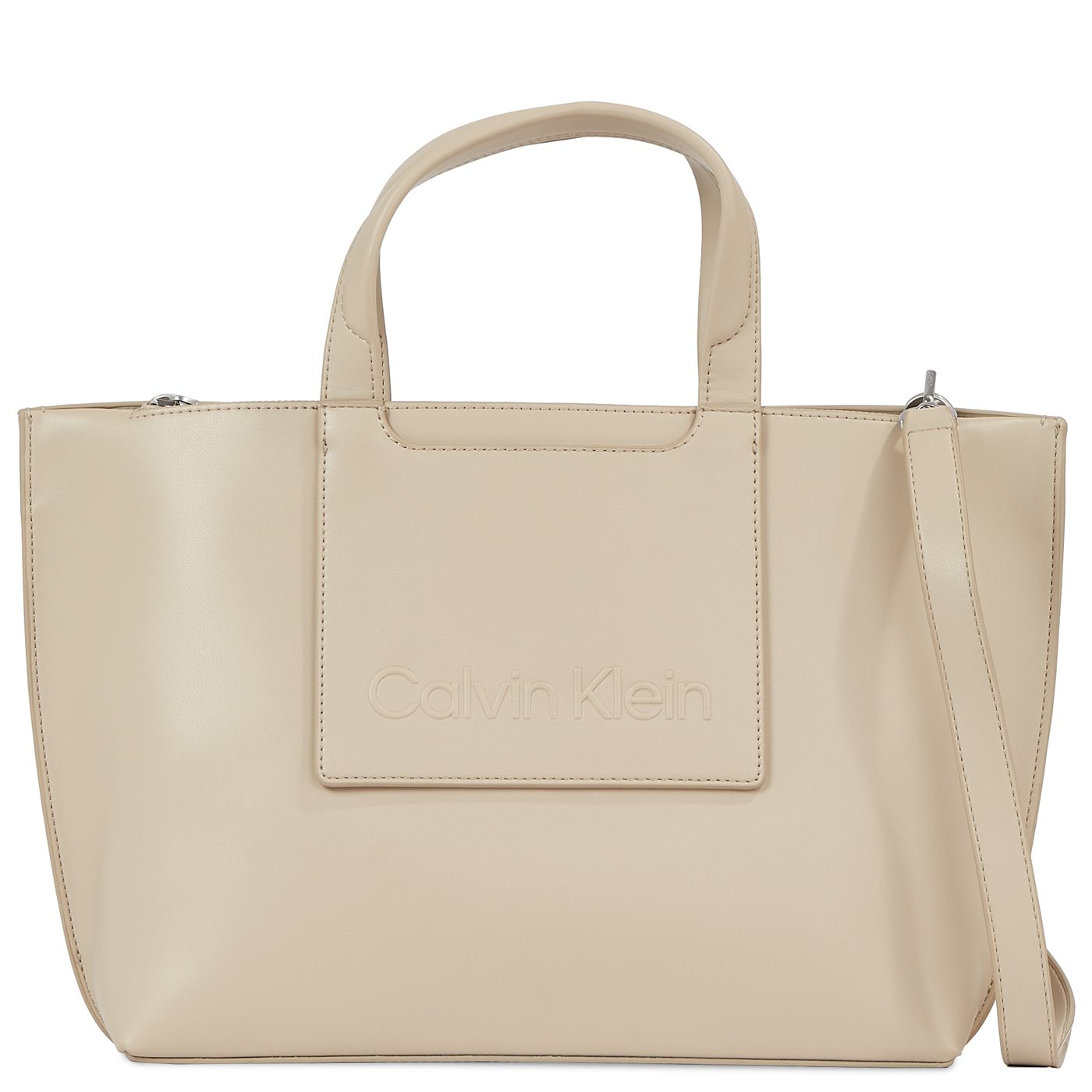 Calvin Klein Henkeltasche CK Set Tote Medium pbp doeskin