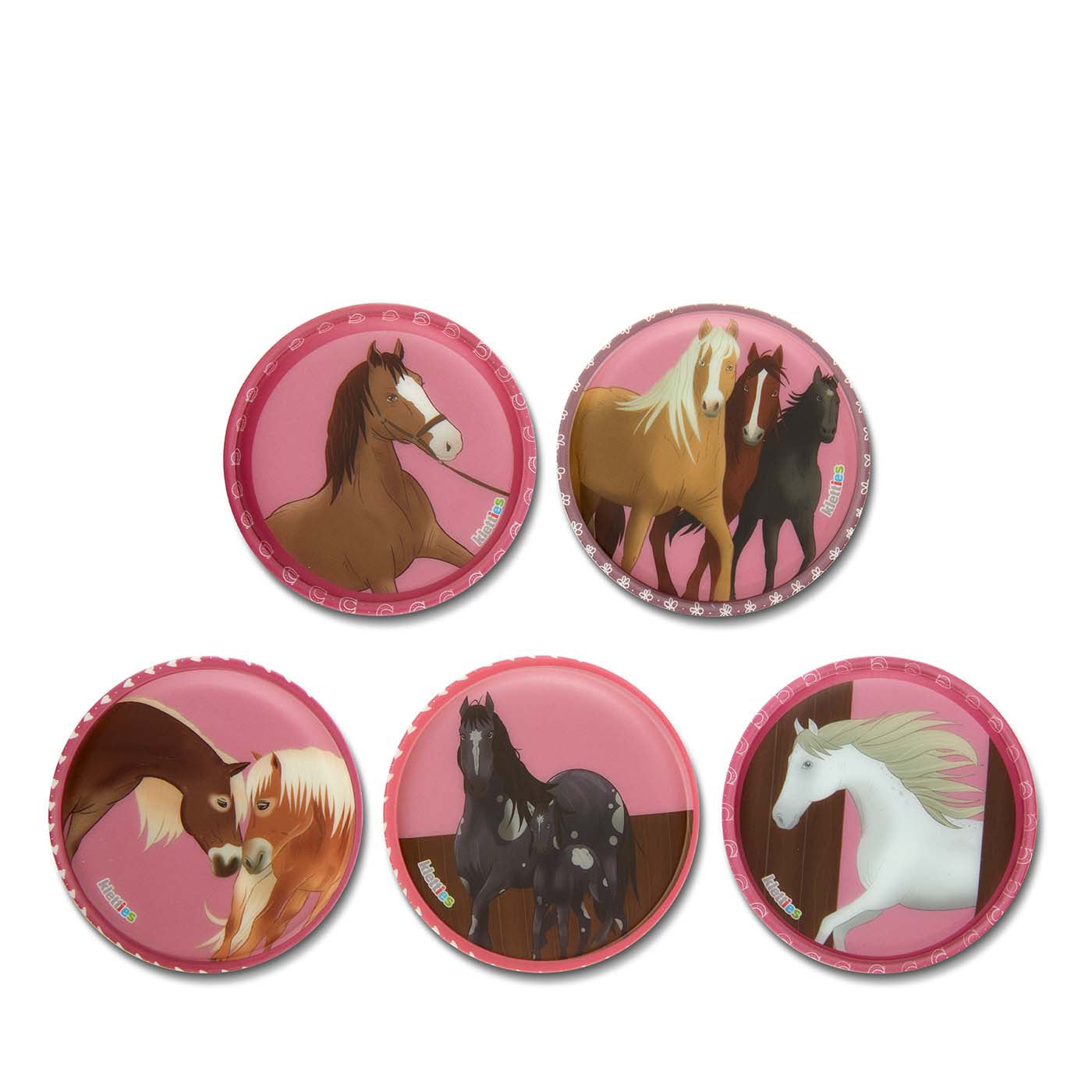 Ergobag Motivset 5tlg. Kletties Pferde im Galopp