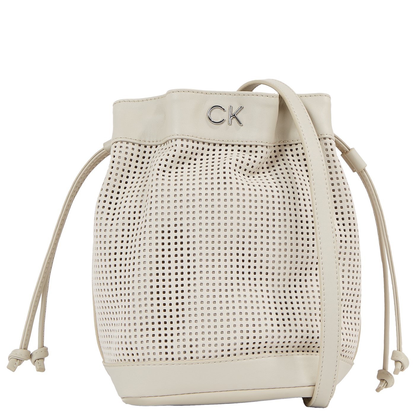 Calvin Klein Beuteltasche Re-Lock Drawstring Bag stony beige