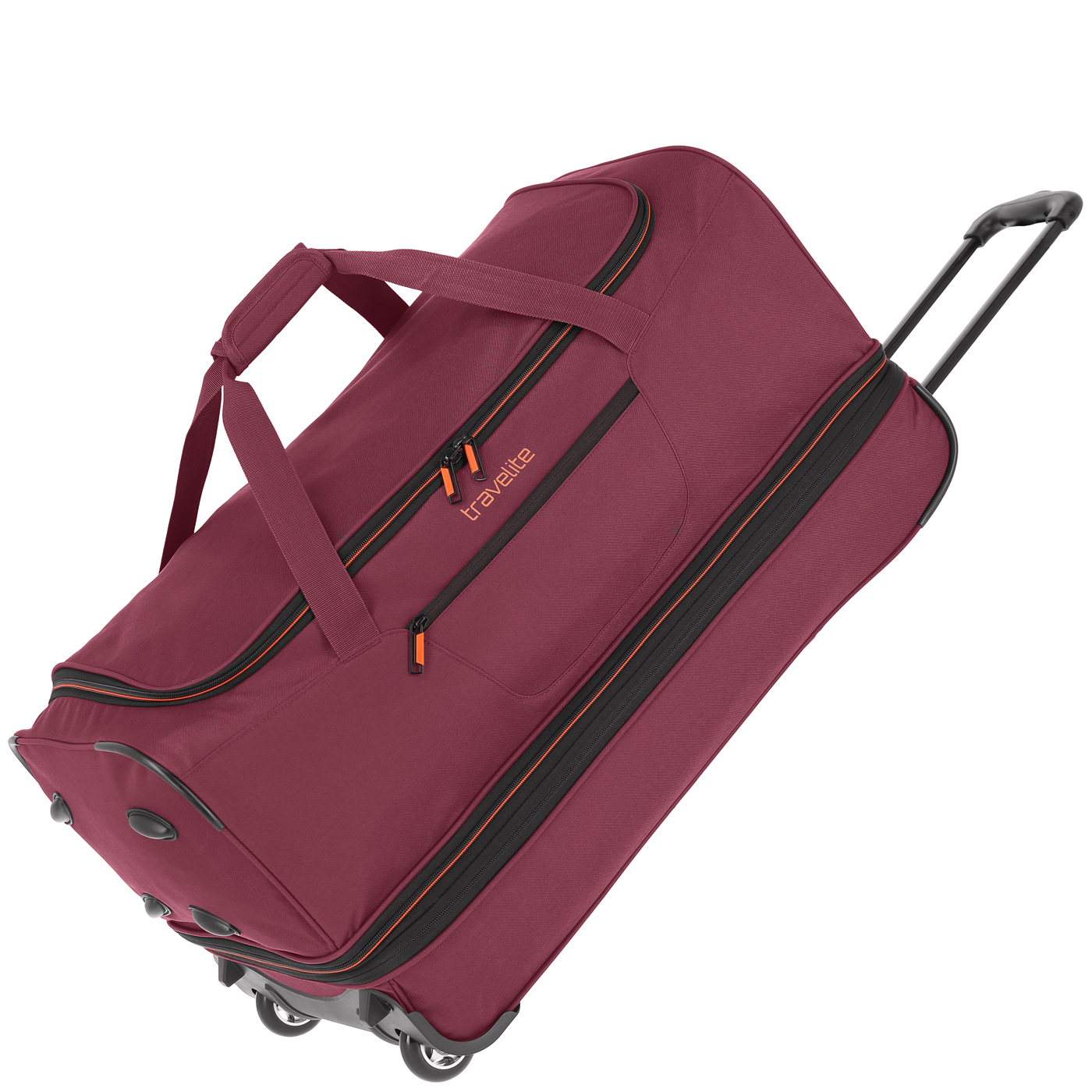 Travelite Reisetasche mit Rollen Basics exp. 98l bordeaux