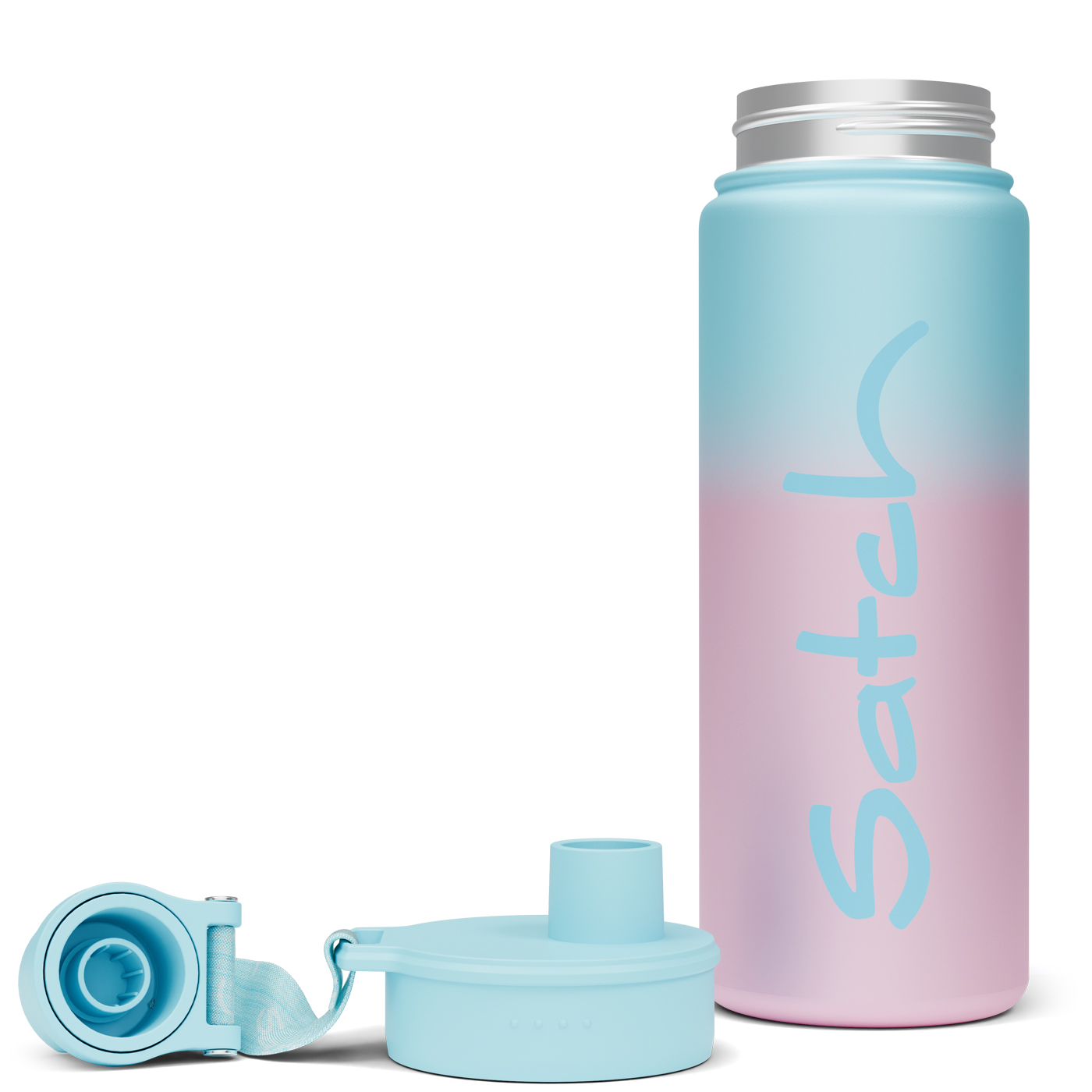 Satch Trinkflasche Tritan 0,65l (2026) light blue graffiti