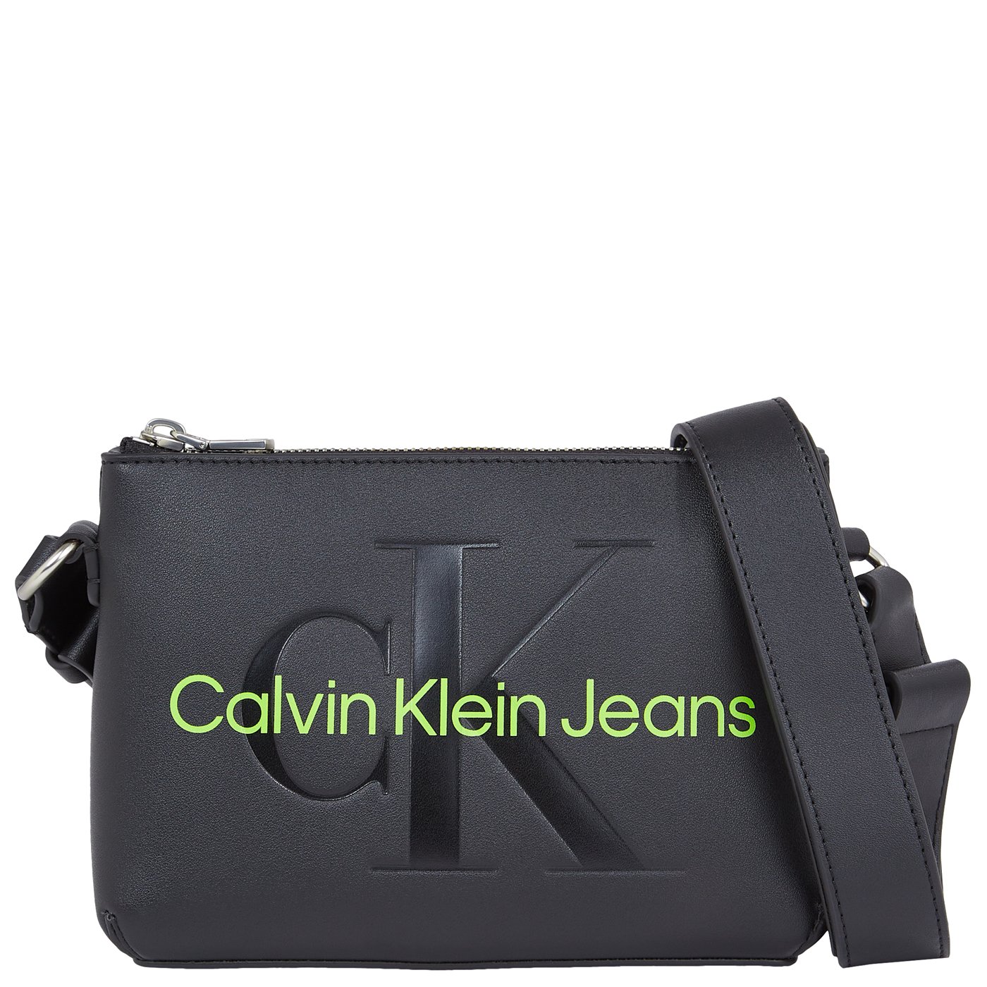 Calvin Klein Jeans Umhängetasche Sculpted Camara Pouch Black/Dark Juniper