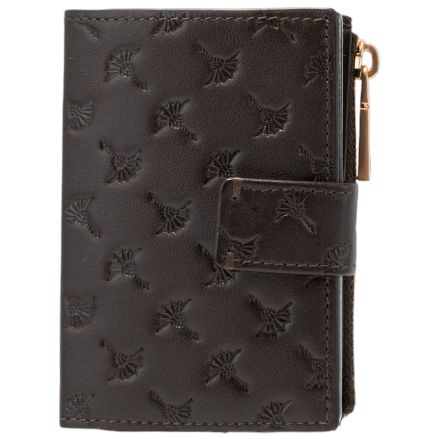 Joop Kreditkartenetui Leggero Stampa C-Four E-Cage Sv8 darkbrown