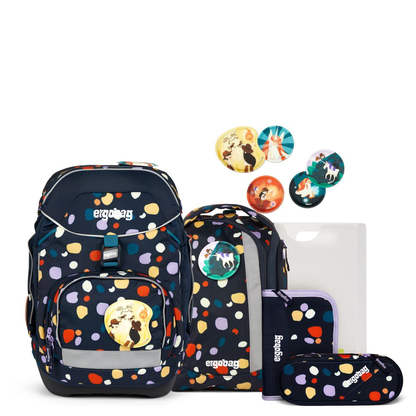 Ergobag Schulranzen Set 6tlg. Pack (2024) Bärnsteinhöhle