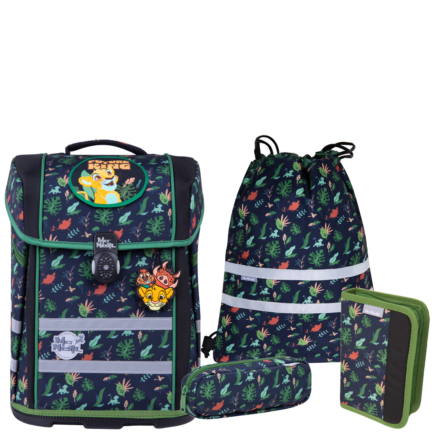McNeill Schulranzen Set 5tlg. Perfecto (2025) Disney Lion King