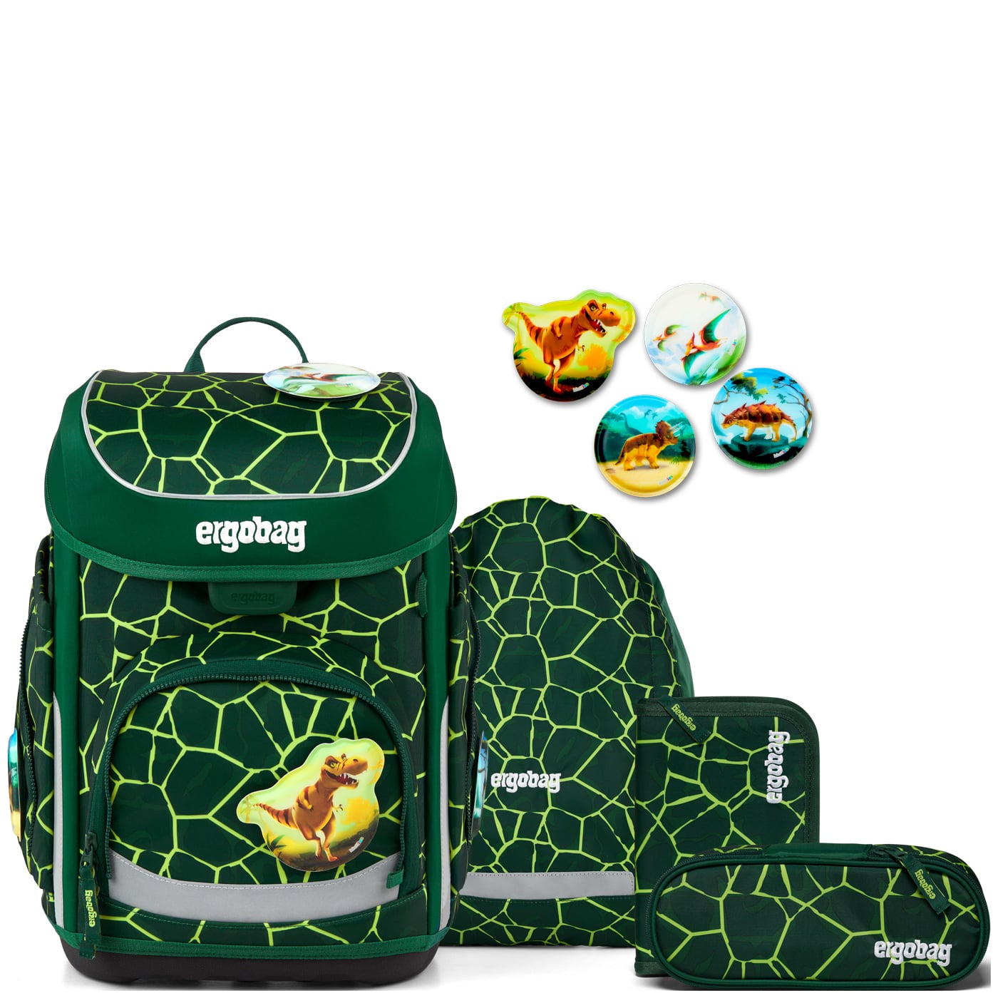 Ergobag Schulranzen Set 5tlg. Cubo (2026) Bärrex