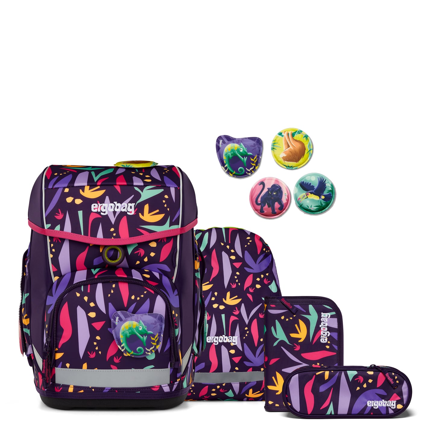 Ergobag Schulranzen Set 5tlg. Cubo (2025) AmBärzonas (LUMI Edition)