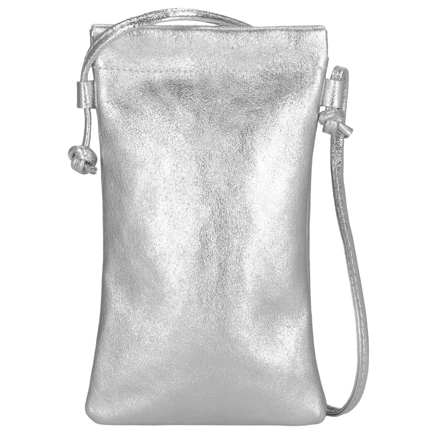 KENORADA Umhängtasche HT1600 Handytasche metallic silber