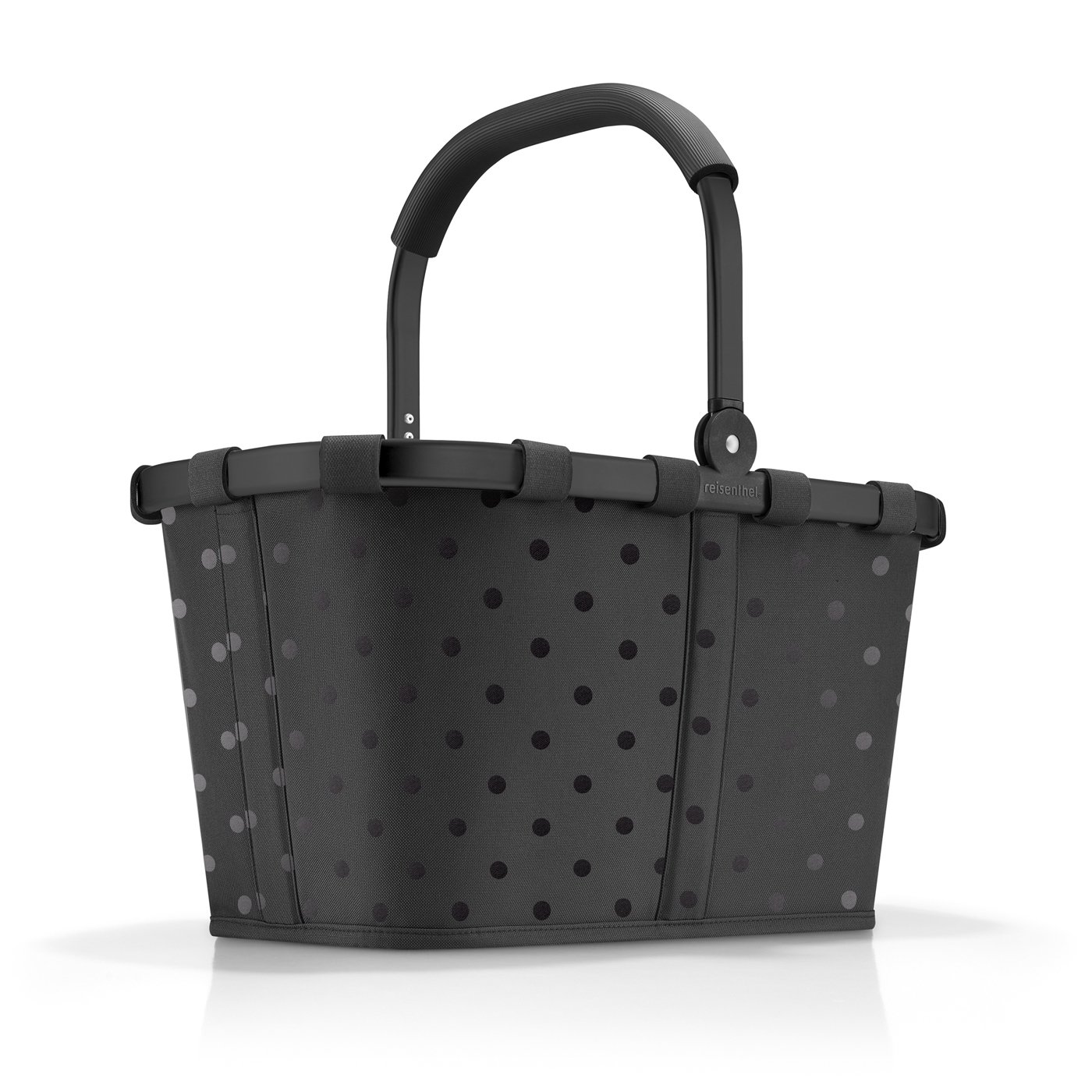 reisenthel Einkaufskorb carrybag 22l frame glossy dots black