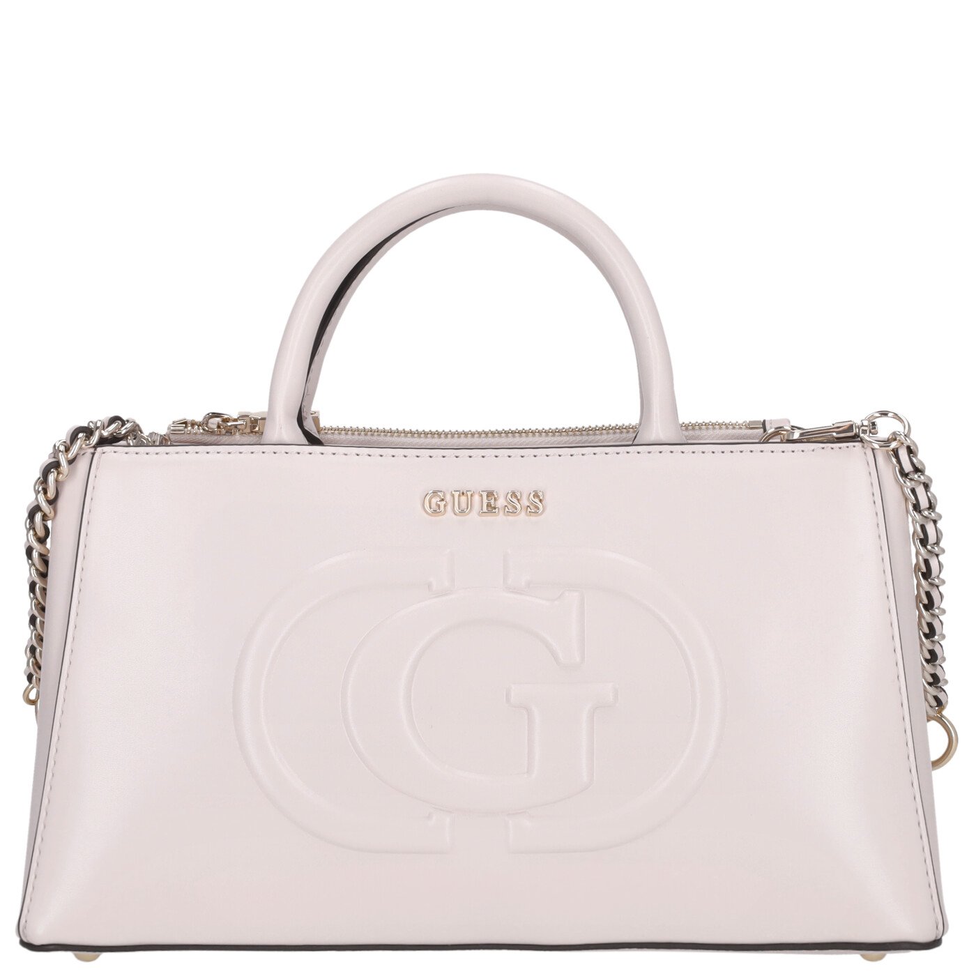 Guess Henkeltasche Eco Mietta Small Society Satchel stone