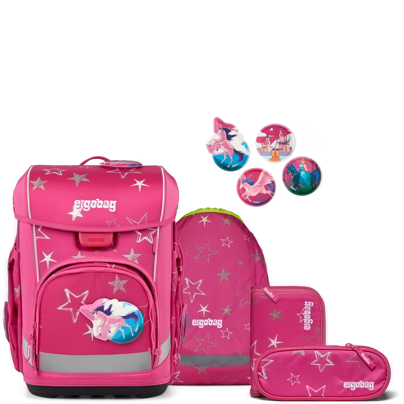 Ergobag Schulranzen Set 5tlg. Cubo Light (2026) SternzauBär