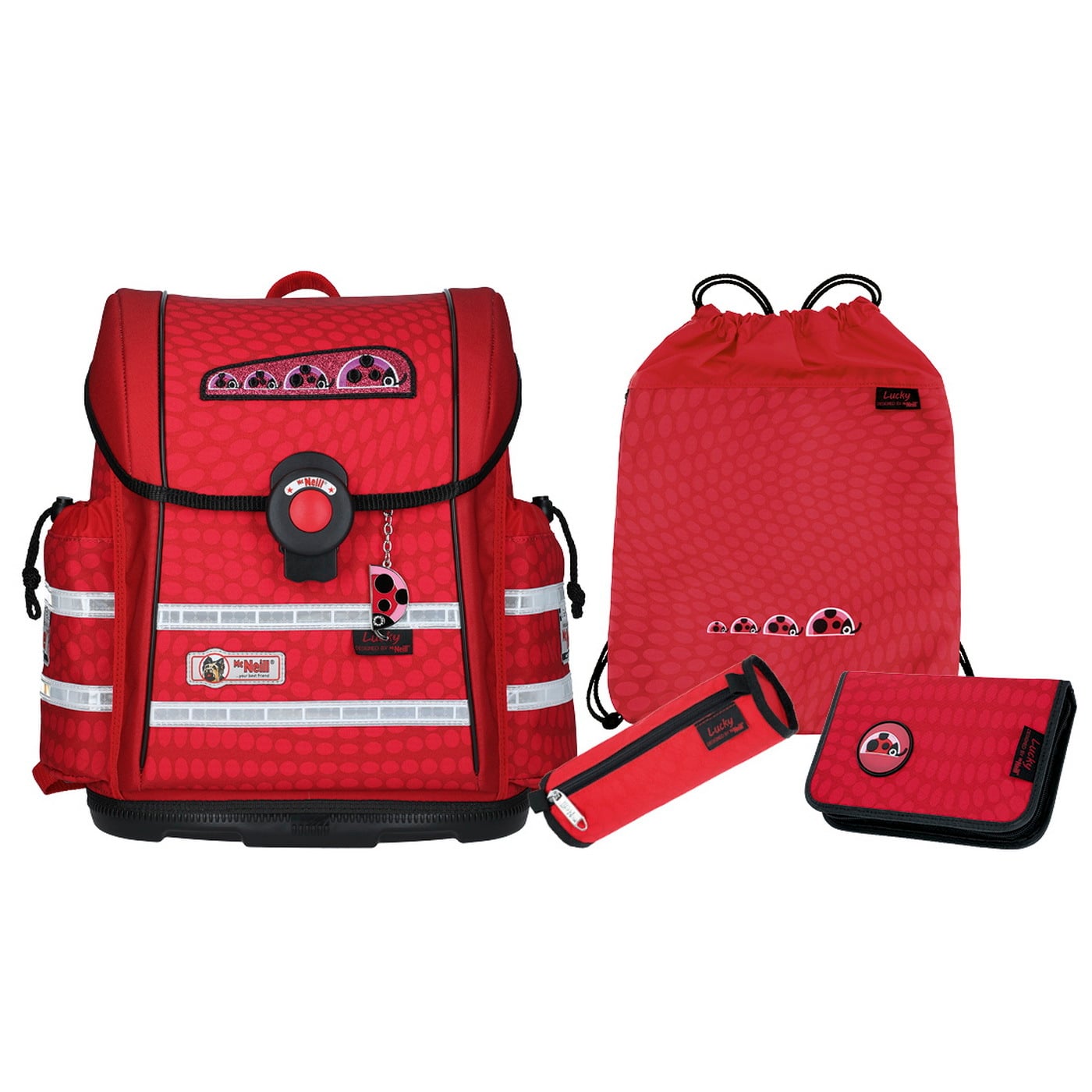 McNeill Schulranzen Set 4-tlg. ErgoLight 912 S 9620 Lucky