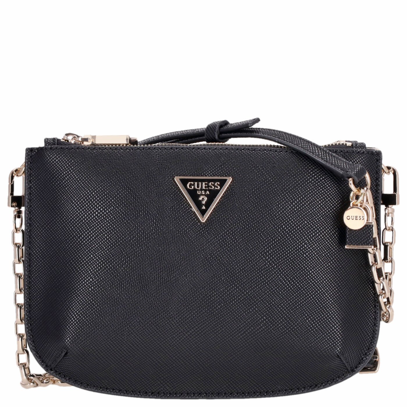 Guess Umhängetasche Ilia 2 Compartment XBody Top Zip black