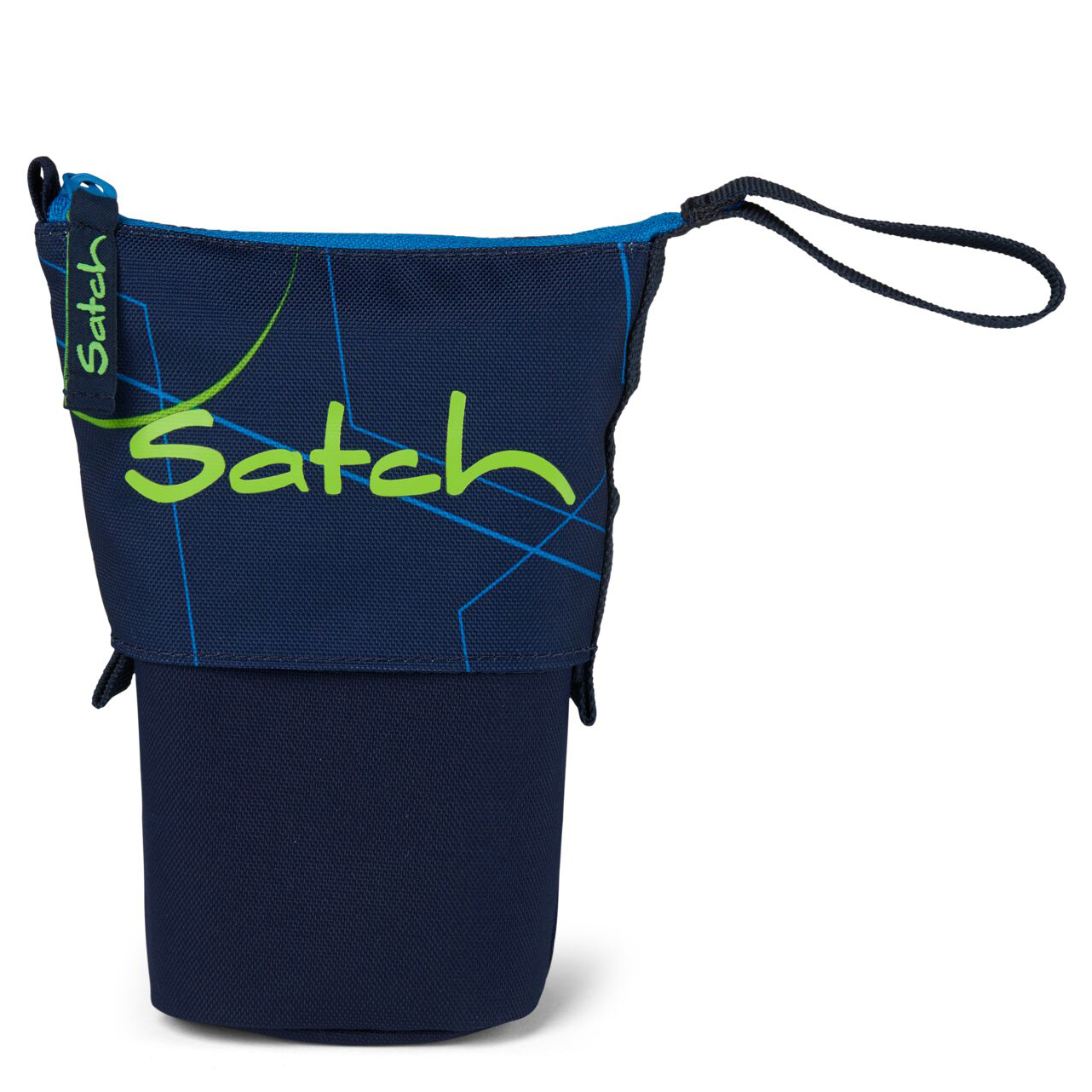 Satch Schlampermäppchen Pencil Slider blue tech