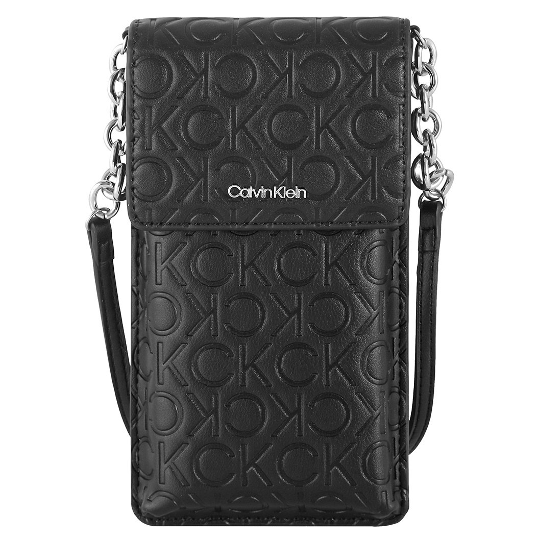 Calvin Klein Umhängetasche CK Must Phone Pouch Embossed black