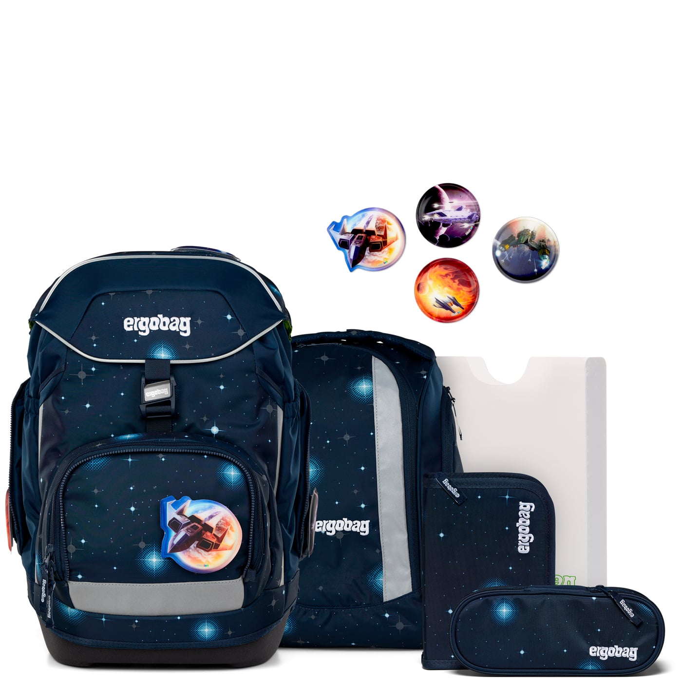 Ergobag Schulranzen Set 6tlg. Pack Reflex Edition (2026) KoBärnikus