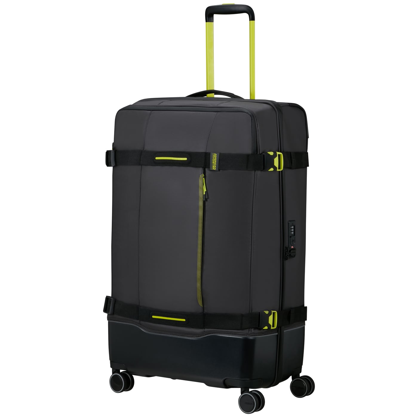 American Tourister Trolley Urban Track Spinner L coated 79cm black/lime